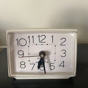 Westclox Vintage Alarm Clock Bold II Analog Electric Made In USA Model 22189